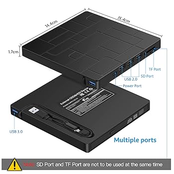 DVDドライブとカードリーダーセット Amazon.co.jp: 外付けDVDドライブ USB 3.0 Type-C DVDプレーヤー